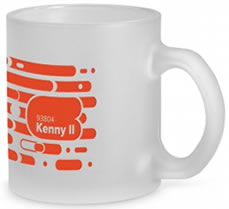 Caneca de Vidro 340ml, personalizada. AVM Brindes